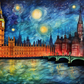 London Starry Night