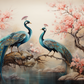 Two Peacock Cambodian Art