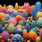 Colorful Playful Succulents