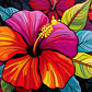 Vibrant Fun Hibiscus