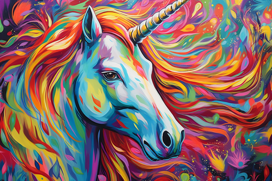 Unicorn And Bright Colors