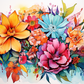 Watercolor Floral Fiesta