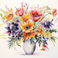 Flowers In A Vase Soft Water Colors