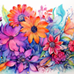 Watercolor Tropical Floral Fiesta