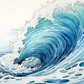 Gorgeous Blue Wave