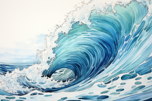 Gorgeous Blue Wave