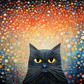 Artsy Kitty And Colors  Diamond Painting Kits
