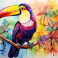 Watercolor Toucan