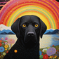 Bold Colorful Land And Labrador