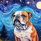 Starry Night Bulldog