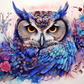 Pretty Watercolor Owl  Diamond Painting Kits