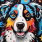Bold Stars And Australian Shepherd