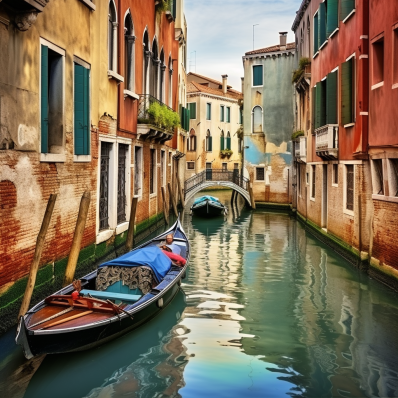Watercolor Venice Canal  Diamond Painting Kits