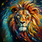 Lion Of Many Colors