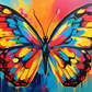 Beautifully Colorful Butterfly  Diamond Painting Kits