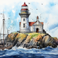 Lighthouse On A We Rock Island