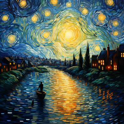 Rowing A Boat Gently Down The Stream