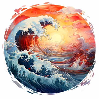 Redwave Golden Sun  Diamond Painting Kits