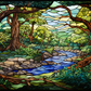 Nature Path On Stained Glass