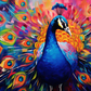 Pretty Perfect Peacock   Diamond Painting Kits