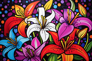 Vibrantly Vivad Lilies