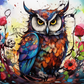 Amazing Watercolor Owl