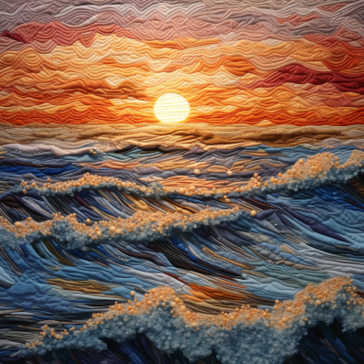 Ocean Embroidery Vibe