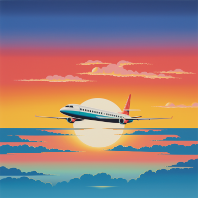 Plane Off To Vacation