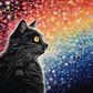 Stargazing Kitty Cat  Diamond Painting Kits