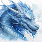Ice Blue Dragon