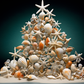 Seashells Sea Starfish Christmas Tree  Diamond Painting Kits