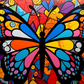 Bold Colorful Butterfly  Diamond Painting Kits