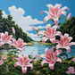 Wild Tropical Lilies