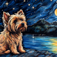 Starry Night Yorkshire Terrier
