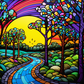 Fun Colorful Nature Path