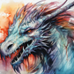 Watercolor Dragon