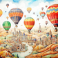 Hot Air Balloons On An Adventure