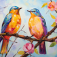 Beautiful Lovebirds