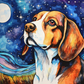 Starry Night Beagle