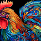 Vibrant Rooster