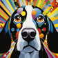 Bold Colorful Doggie