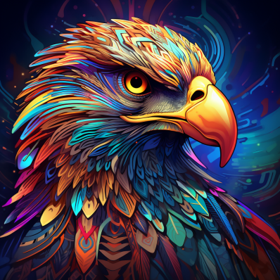 Mesmerizing Artsy Eagle