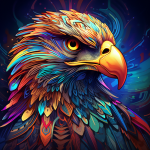 Mesmerizing Artsy Eagle