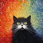 Kitty And Colors  Diamond Painting Kits