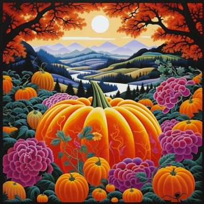 Beautiful Vibrant Pumpkin