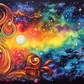 Watercolor Galaxy