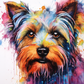 Yorkie In Watercolor