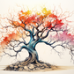 Watercolor Tree