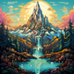 Waterfall Daydream  Diamond Painting Kits