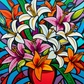 Fun Lilies In A Vase  Diamond Painting Kits